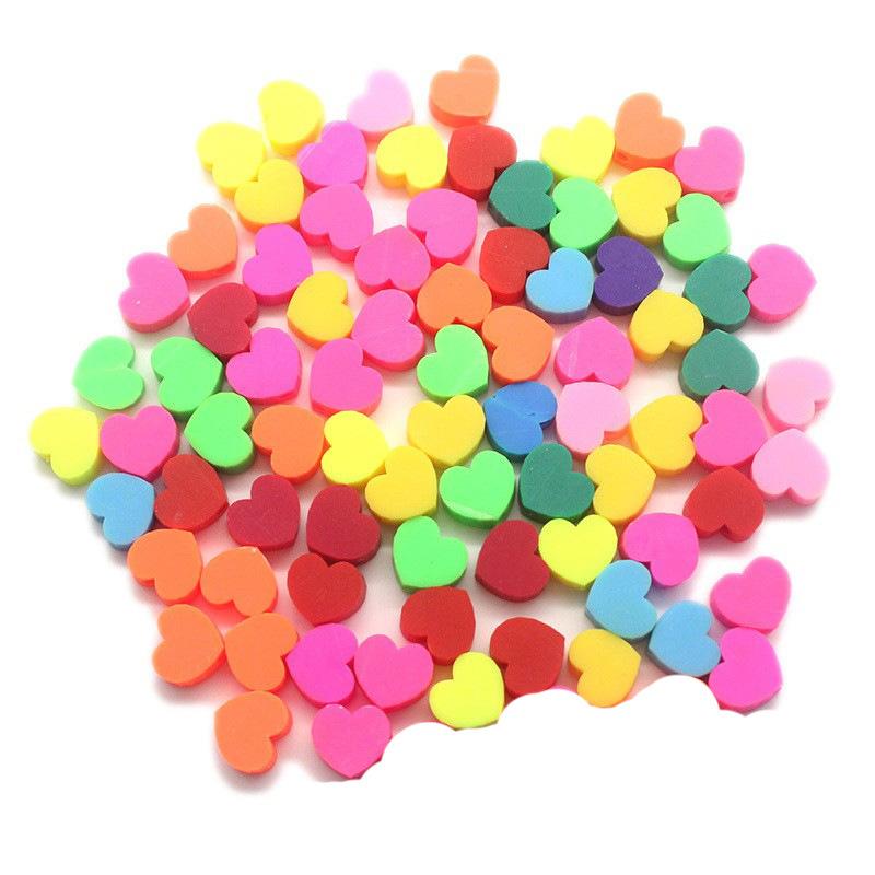 Soft Pottery Pieces Beaded Diy Mobile Phone Chain Accessories Loose Beads Smiley Face Letters Animal Fruit Mixed Soft Pottery