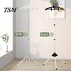 Ironing Steamer Support Frame Steaming Clothes Hanger Height Adjustable Foldable Standing Handheld Garment Pants Rack Clothing Steam Holder Stand
