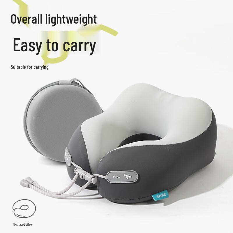 Retractable Memory Foam U-shaped Travel Neck Pillow