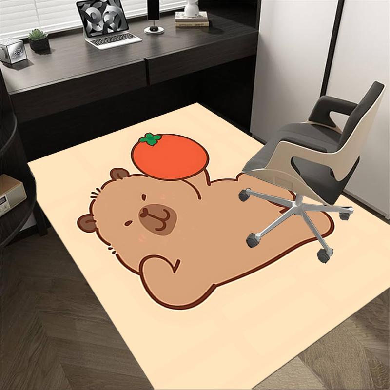 

1PC Kapibala Extra Large Non-Slip Floor carpet, Office, family, bedroom, Studio - Large Area Rug Indoor Rugs, Vibrant Colors-A263 60cm by 90cm
