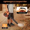 750W Gas Leaf Blower 2-Stroke Handheld Garden Blower Lightweight Snow Dust Debris Cleaner Outdoor Yard Tool