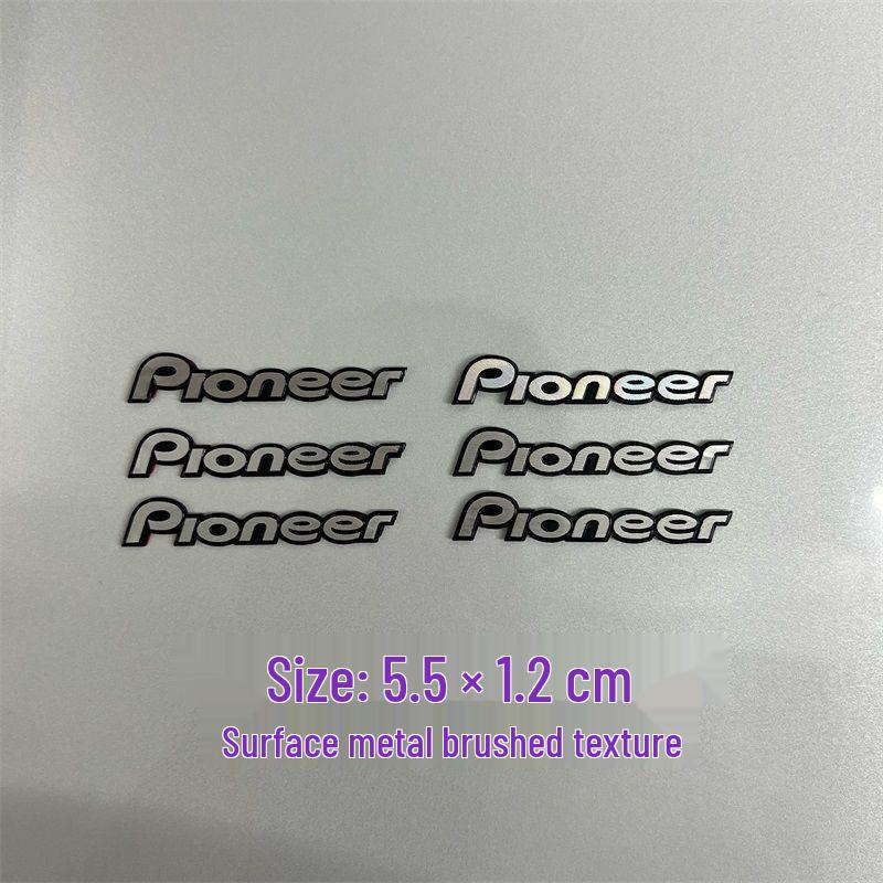 Dekorative Metallaufkleber für Auto-Audio-Lautsprecher von Bose, Harman Kardon, JBL.