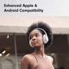 Premium Wireless Over-Ear Headphones- Up to 40-Hour Battery Life, Active Noise Cancelling, Great for Travel & Commuting, Apple & Android Compatible