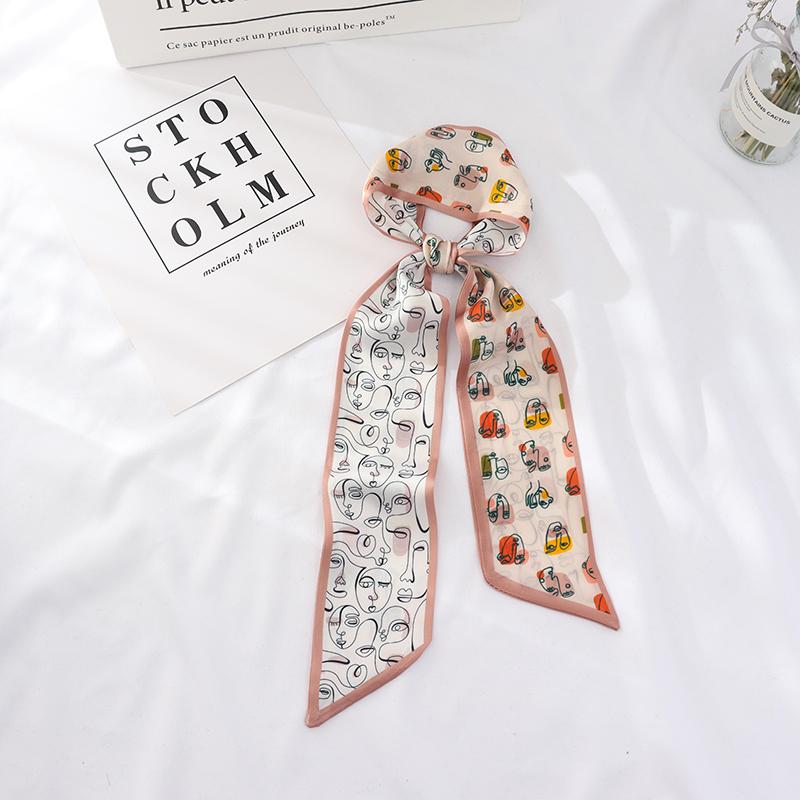 100cm*7cm Summer long fashion female small scarf scarves female flowers hair ribbon hairband women skinny scarf women