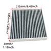 CF12157 Car Cabin Air Filter for Lexus RX450h 2016-2022 Auto Filters Carbon Fiber