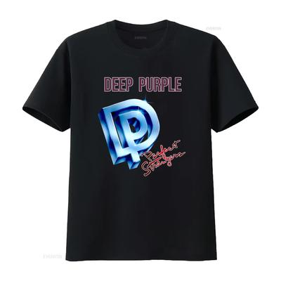Deep Purple Perfect Strangers Tour Concert Vintage T Shirt Designer Clothes Graphic Slightly