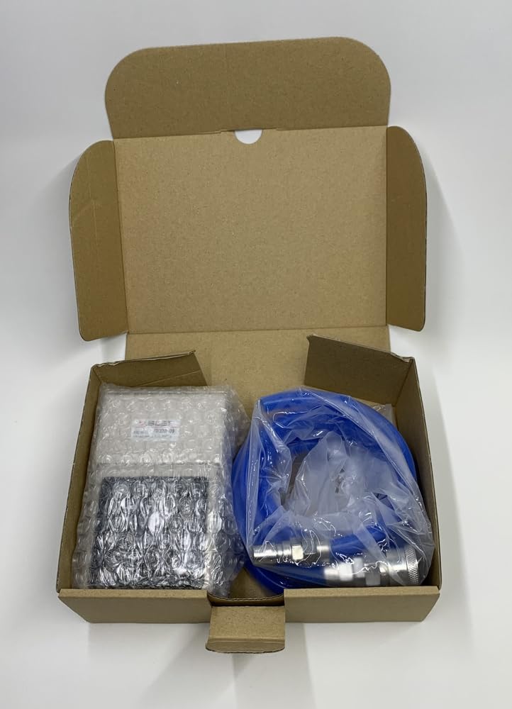 air foot pedal set coupler already urethane hose Foot valve Ready-to-use (one-touch installed, 1.8m included)