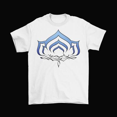 Warframe Lotus Symbool T-shirt Unisex Volwassen Grappige Maten Videogame PC Xbox Nieuw