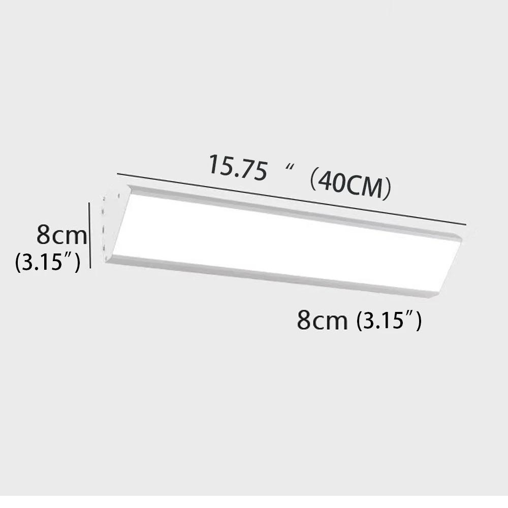 Waterproof Outdoor Wall Light LED Long IP65 Garden Villa Porch Lamp Sconce Light Modern Nordic Long Strip Exterior Wall Sconce