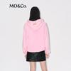 MO&Co. Women's Solid Hooded Sweatshirt