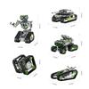 5-in-1 Space Robot Building Blocks Remote Control Programmable APP Control Engineering Vehicle Tank Model STEM Toys Gift for Kid