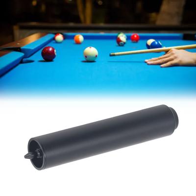 Billiard Pool Cue Extension 6 Inch Aluminum Alloy Snooker Pool Cue Extender Stick Billiard Accessories with Rear Plug for Lengthening Weight Gaining