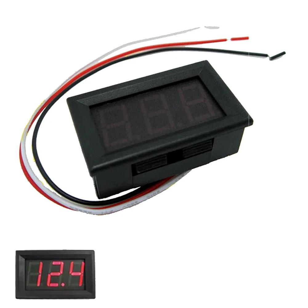 

1pcs 0.56inch LED Digital Voltmeter DC4.5V to 30V Digital Voltmeter Voltage Panel Meter for 6V 12V Electromobile Motorcycle Car червоний