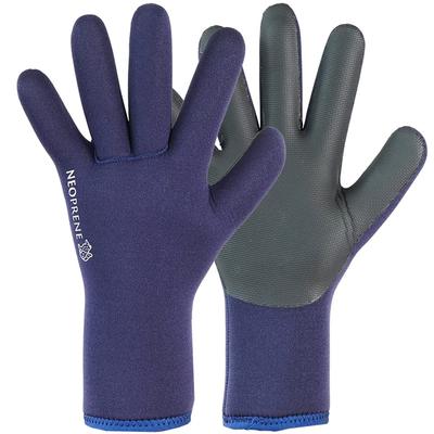 NEOWORKGEAR 0403 Waterproof Neoprene Gloves (S, Navy)