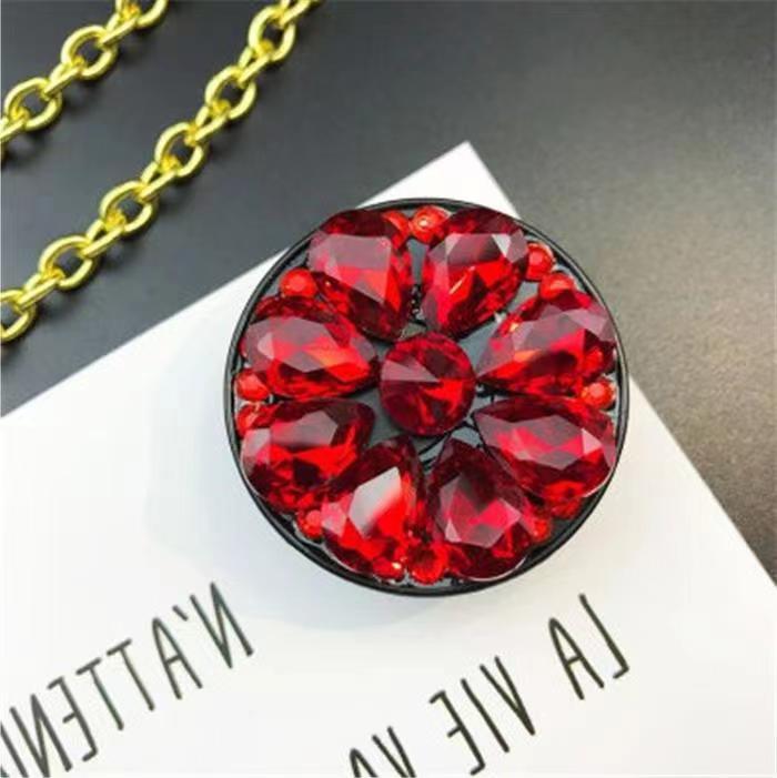SHINY Diamond Studded Horse Eye Brick Lazy Person Phone Holder Suitable for Any Phone Ring Holder Posocket