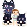 Impact Wanderer Genshin Cat Plush Toy Stuffed Doll Room Decoration Gift Kids
