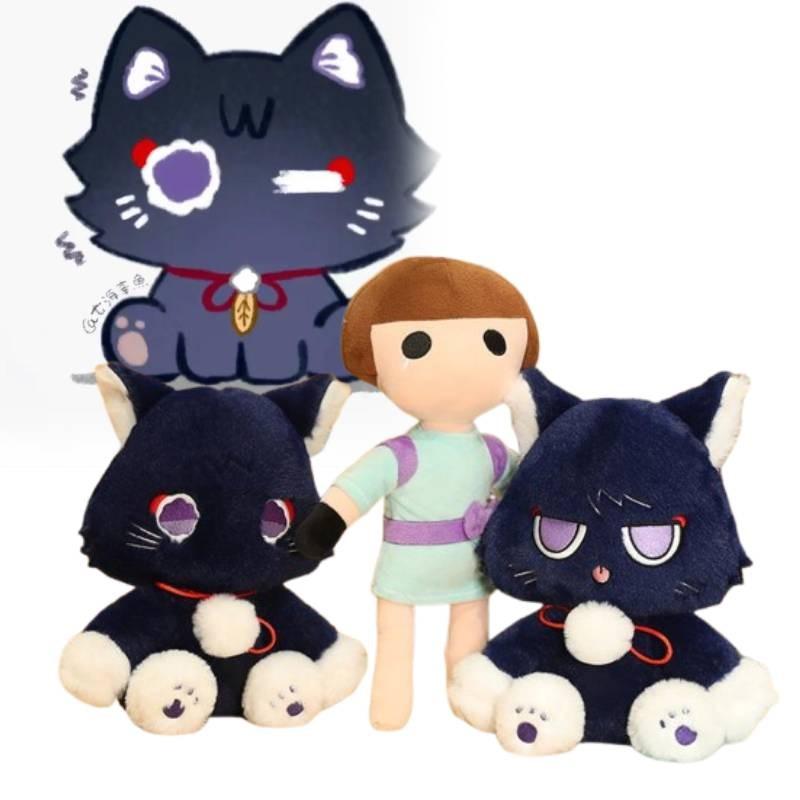 Impact Wanderer Genshin Cat Plush Toy Stuffed Doll Room Decoration Gift Kids
