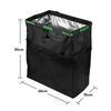 Waterproof Car Trash Can Foldable Large Capacity Hanging Car Trash Bin Rubbish Container Waste Organizer For Car Accessories