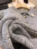 Celebrity Style Hedgehog Embroidery Cashmere Polo Collar Knitwear Women's Spring Autumn Loose Sweater Base Layer Wool Sweater