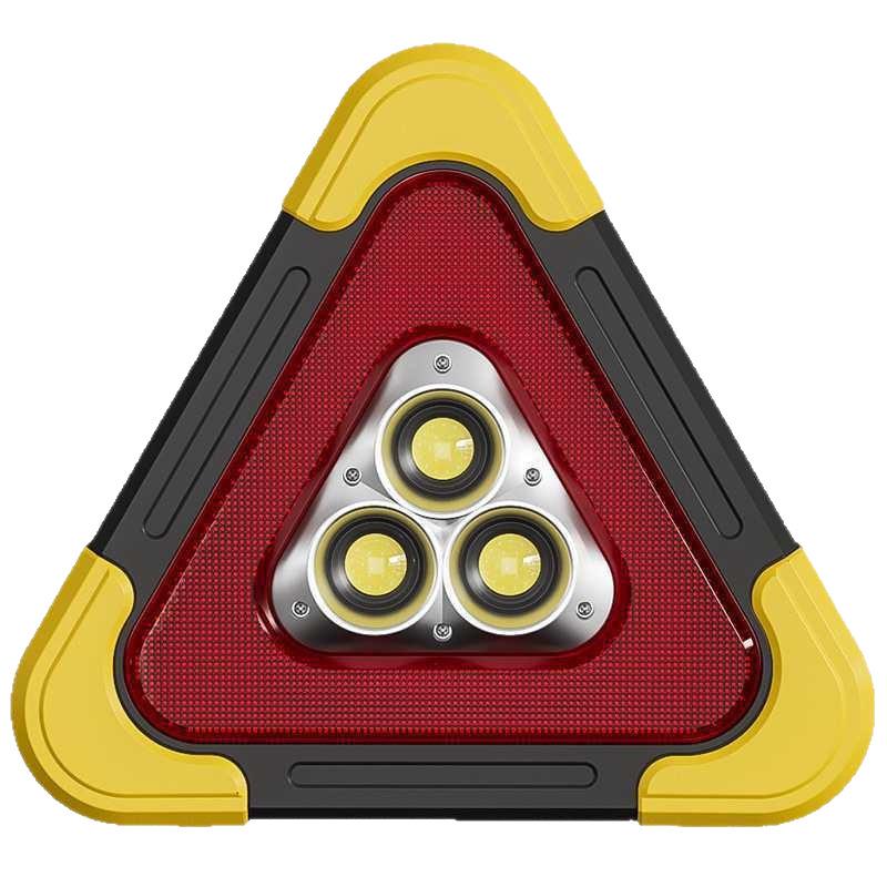 Solar-Powered Explosion-Proof Emergency Triangle Warning Light