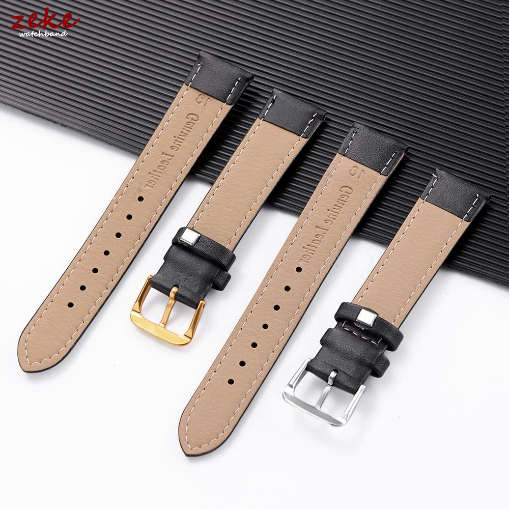 8mm 10mm 12mm 14mm 16mm 18mm 20mm 22mm Leather Watch Strap Men Women Soft Ultra-thin Leather Wristband Universal Sport Bracelet