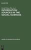 The Information Sources In the Social Sciences Book