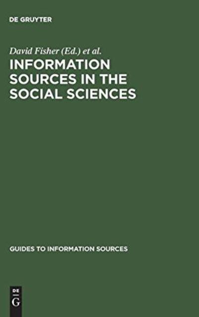 The Information Sources In the Social Sciences Book