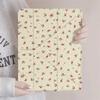 Full screen small flowers are suitable for iPad Pro11 inch Y folded edge sticker, tablet protective case with pen slot, anti-drop soft case ins