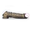 Crystal Exotic Condom Men's Long and Thick Penis Ring Couple Condom Toy Sexy Adult Sex Product