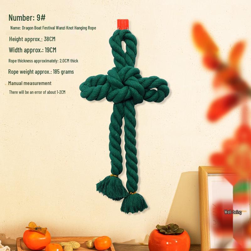 Dragon Boat Festival Wanzi Knot Pendant Door Ornament DIY Kit