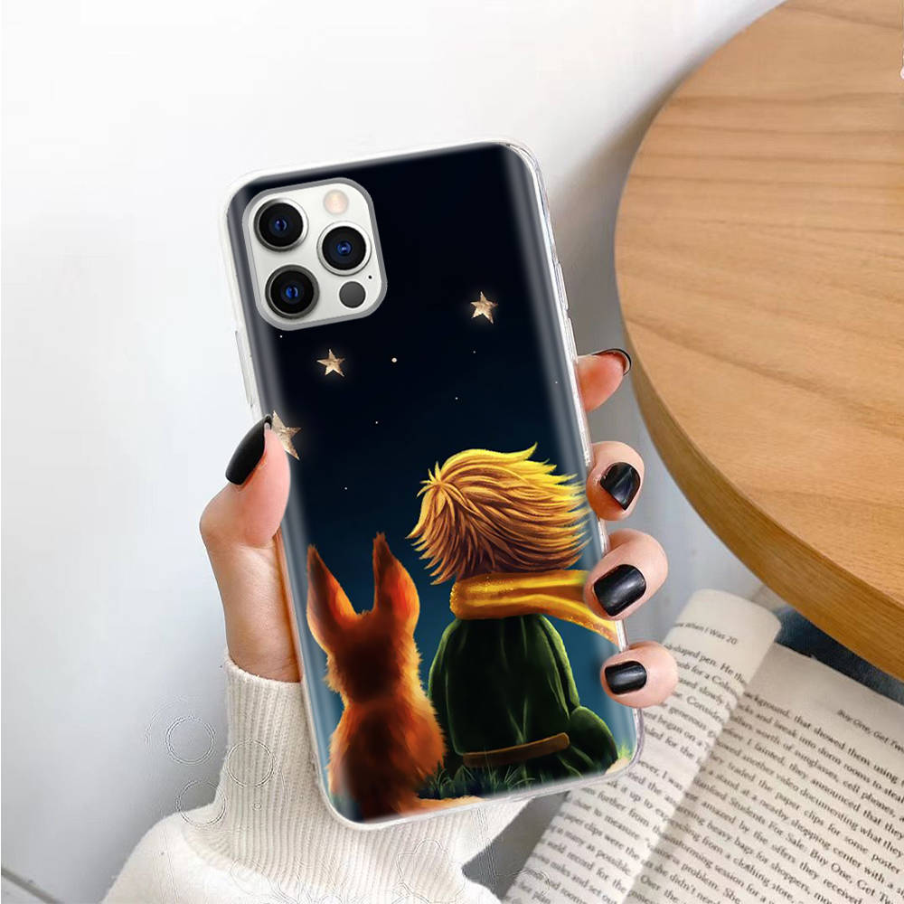 The Little Prince and the Fox TPU Case for iPhone XR 7 8 14 15 11 12 13 X XS Pro Max Xiaomi Redmi 13C Note 9 Samsung A22 S23 S24 Ultra Plus VIVO