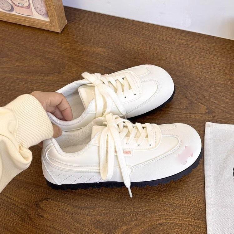 Autumn Shoes Campus Style Little White Shoes Women's 2025 Popular German Training Shoes Ins Tide Casual Versatile with Skirt Board Shoes