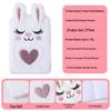 Embroidered Cute Cartoon A5 Plush Notebook - Great Gift for Students and Planners