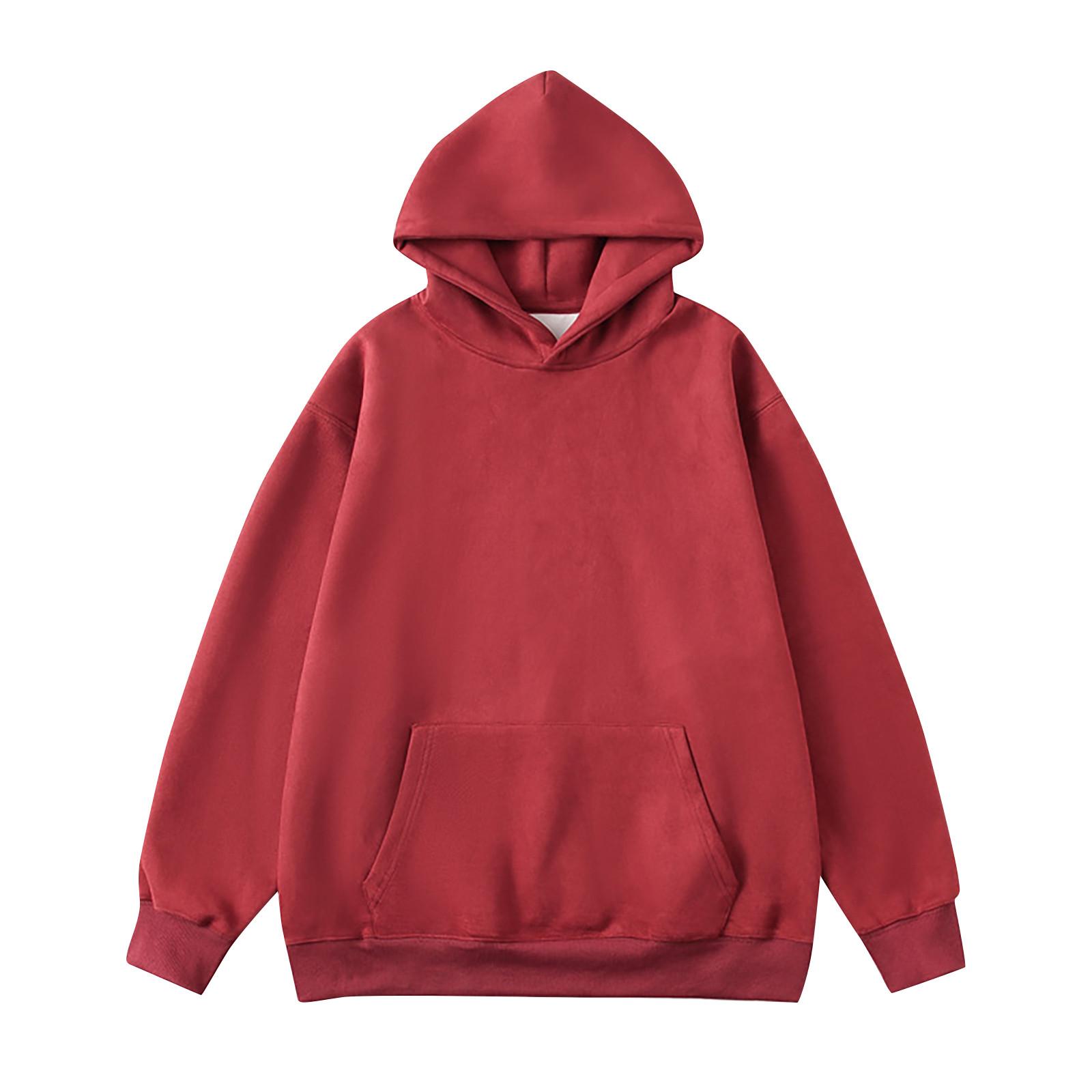 

Спортивный костюм с капюшоном, унисекс, одежда для бега, пуловер с длинными рукавами, толстовка с капюшоном XL винный