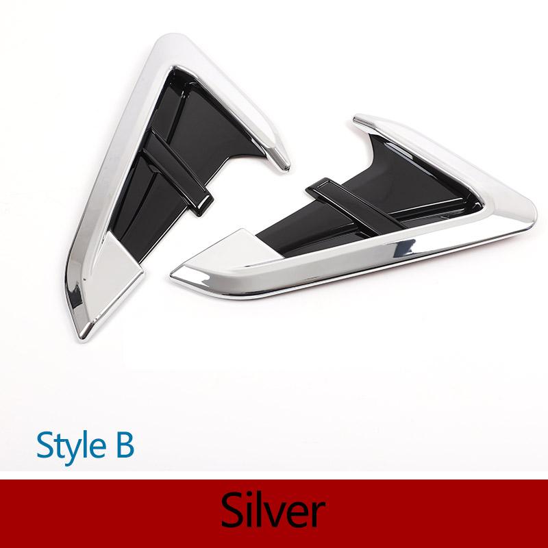 

ABS Carbon Fiber Car Shark Gills Side Fender Vent Decoration Stickers For BMW X3 X4 G01 G02 2018-2026 Car Accessories For X3
