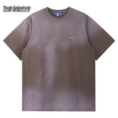 Men's Dip-Dye Gradient Pure Cotton T-Shirt
