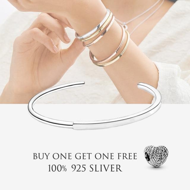 New S925 Sterling Silver Moments Crown O Clasp Snake Chain Bracelet Fit Original Sliver Charms For Women Diy Making Jewelry