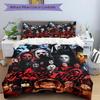 3pcs Horror Night Movie Characters Comforter Set with 1 Quilt Cover and 2 Pillowcases (No Core) - Halloween Decorations, Home Decor, Holiday Gift, Pol