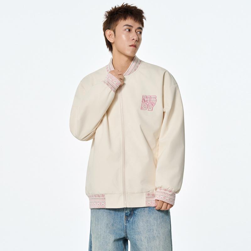 

Куртка Мужской бейсбольный костюм Осень и зима Новая куртка Свободная Повседневная Модная Красивый Новый 3XL