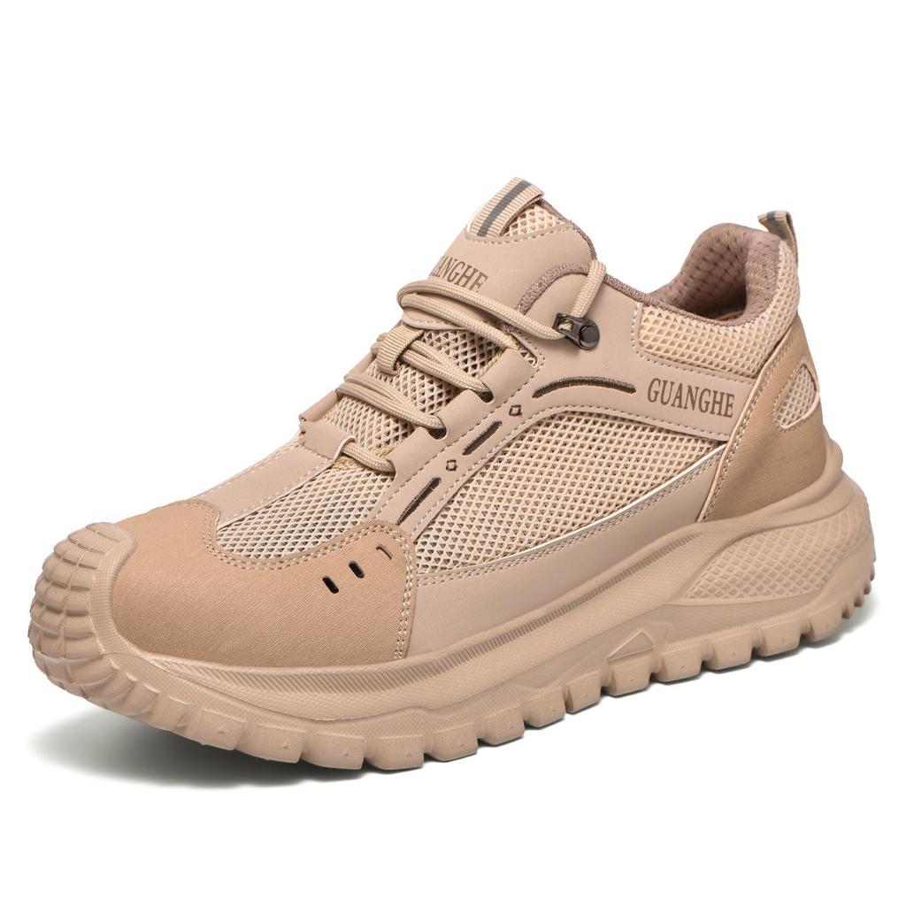 Scarpe di Sicurezza Nere da Uomo Coibentate Antiscivolo - Calzature con Costruzione Anti-Odore, Resistenti all'Usura, Anti-Schiacciamento, Anti-Perforazione