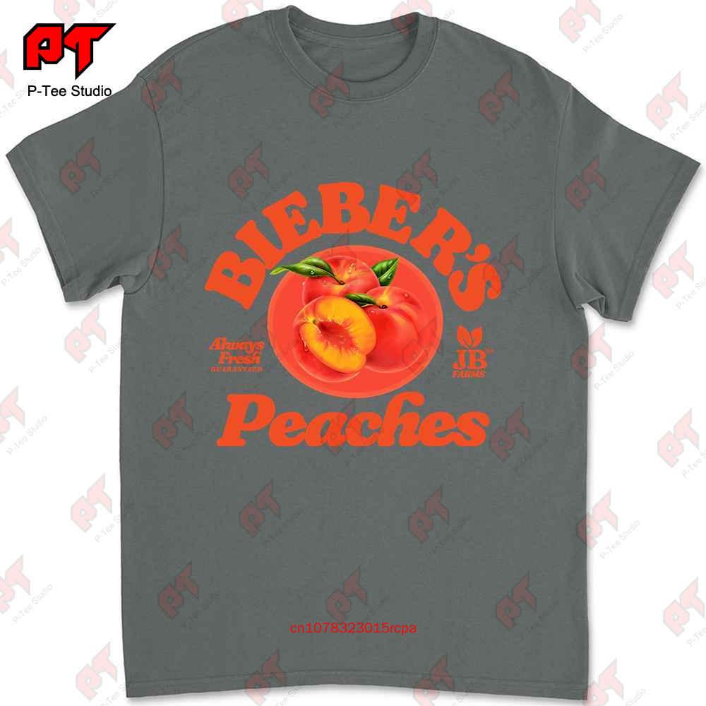 Justin Biebers Peaches Purpose Tour Tshirt Tee IAFG