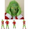 Halloween And Christmas Grinch Stole Christ Cosplay Costume Accessory Set For Halloween Adults Fantasy Event