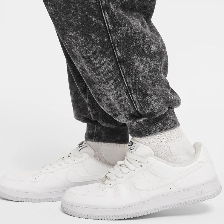 Nike Knitted Sports Pants Culture Tie-Dye Comfortable Soft Casual Kids Bottoms Black Dark-Gray FZ5264-010