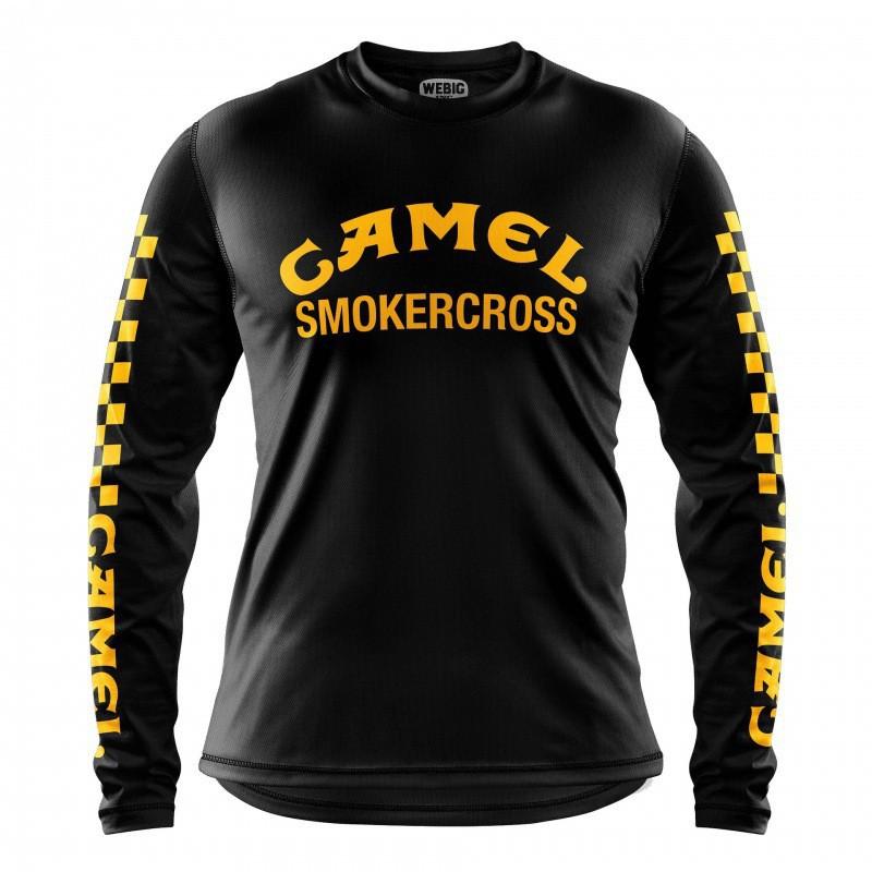 Mens Quick-Dry Long Sleeve Cycling Jersey Mountain Bike Off-Road Riding Sports Outdoor Activities