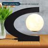 C-shaped 3-inch Magnetic Levitation Moon Lamp - Creative Floating Ornament for Office & Home, Personalizable with Logo