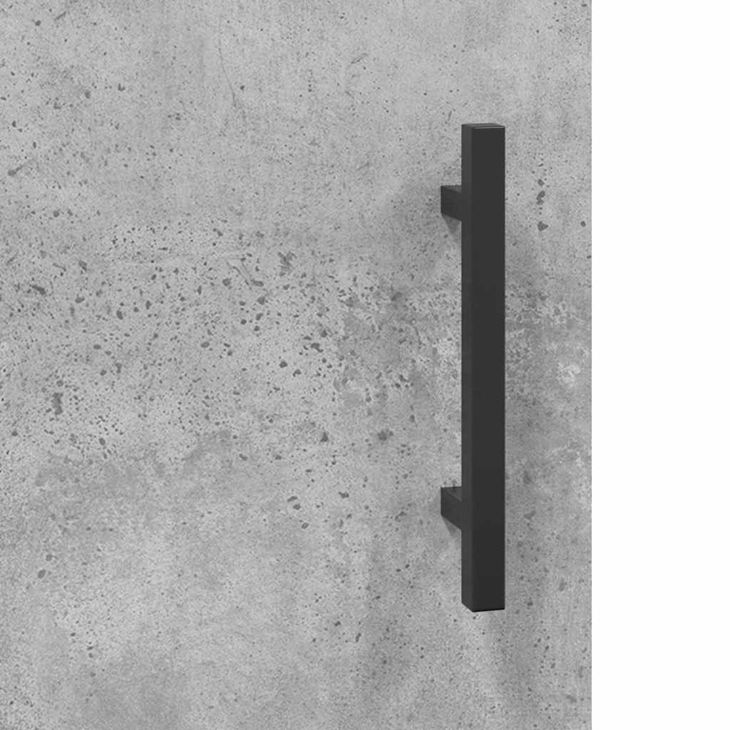 Sideboard Concrete Grey 69.5 x 34 x 90 cm Particleboard