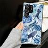 Ocean Starfish Sea Turtle Shark Case for Samsung Galaxy S25 S24 S23 S22 Ultra Soft Phone Cover S25 Edge S21 Plus S20 FE S10 + Bl
