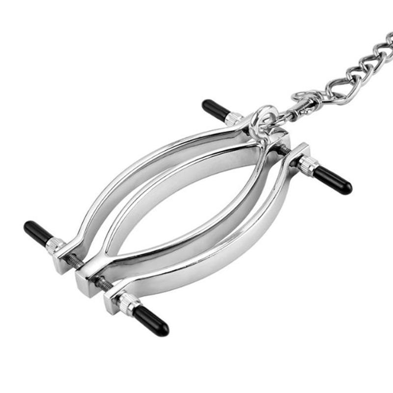 Pussy Clamps,Opens Up Labia Lips Vaginal Expander,Expose Clit Vagina Expansion,Clitoris Clip,Slave Sex Toys For Couples