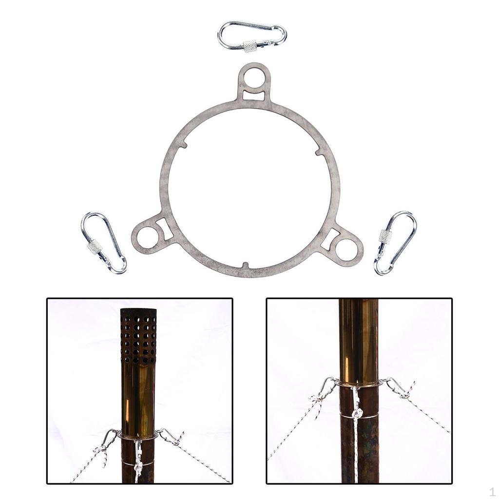 Chimney Pipe Bracket Holder Fixing Household,Hanging,Accessory,Clip Fireplace for