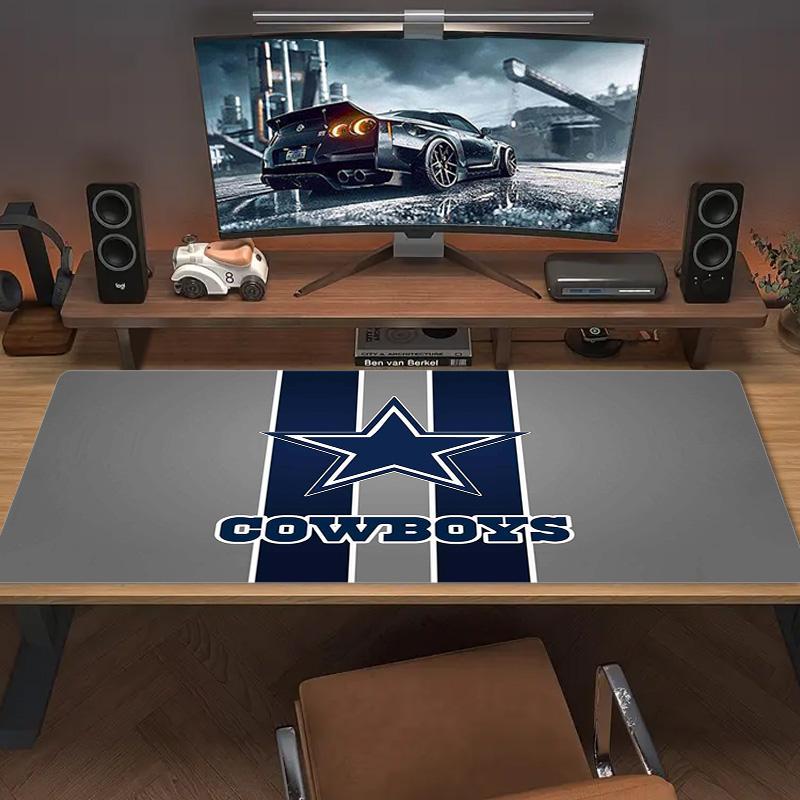 Dallas Cowboys Color Mouse Pad Large Gaming Table Cushion Non-slip Laptop Tablet Big Mousepad XXL Mat Mini PC Playmat With Lock edge
